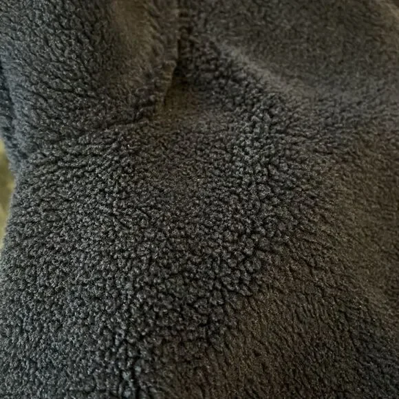 American Stitch Fleece Bomber Jacket Navy Size Small - Picture 9 of 12